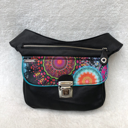 Special Black Summer Mandalas  · Piel natural BioCuir® · Pieza Única Núm. 7300
