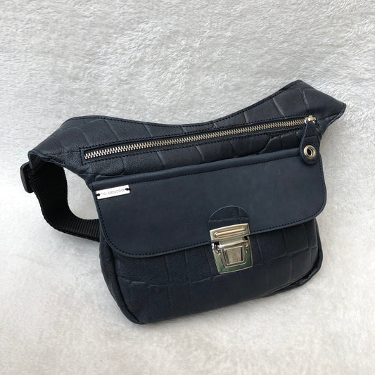 Summer en Azul Marino · Piel natural BioCuir® · Pieza Única Núm. 7301