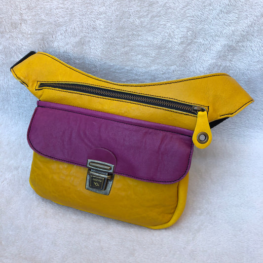 Summer Fantasy Yellow · Piel natural BioCuir® · Pieza Exclusiva Núm. 7341