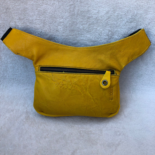 Summer Fantasy Yellow · Piel natural BioCuir® · Pieza Exclusiva Núm. 7341