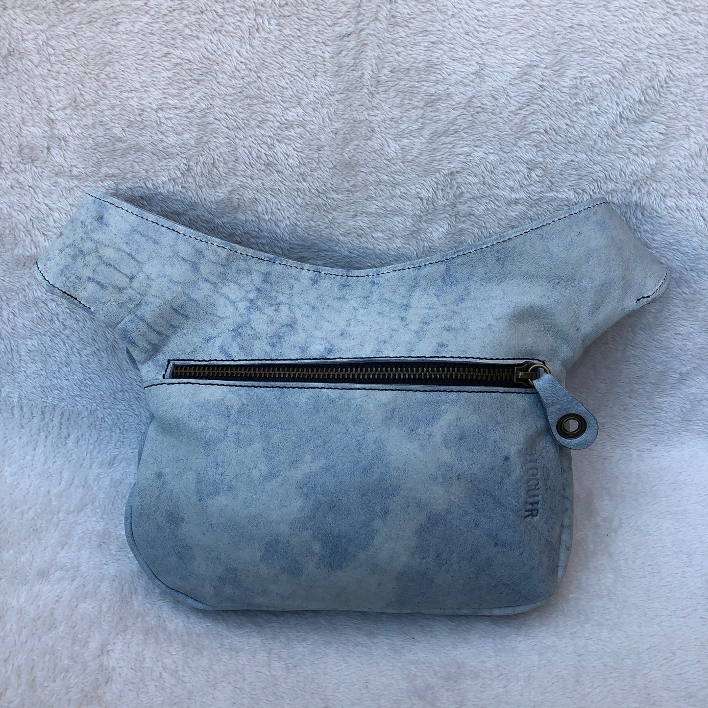 Summer Ocean Blue · Piel natural BioCuir® · Pieza Exclusiva Núm. 7330