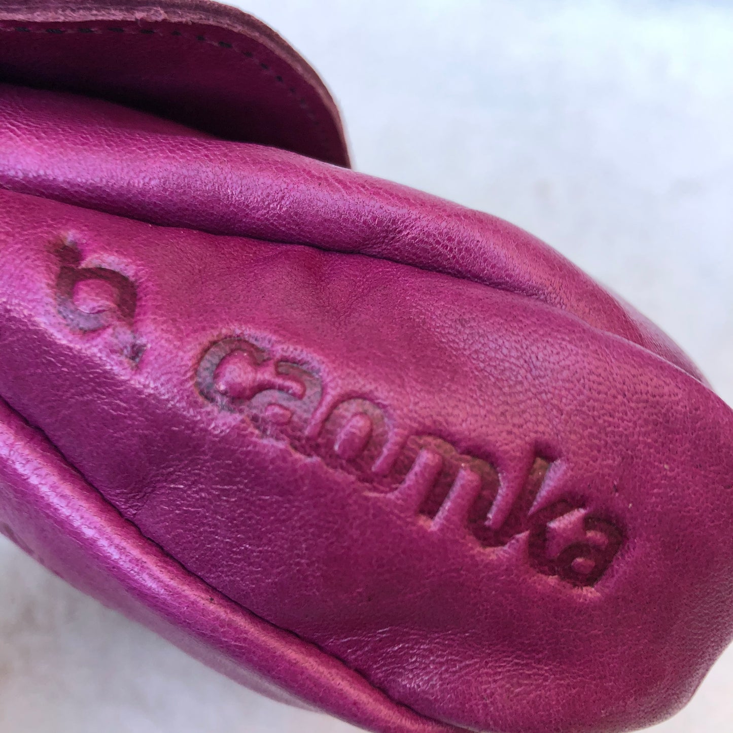 Summer Purple &amp; Silver Natural BioCuir® Leather Exclusive Part No. 7349