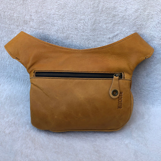 Summer Camel Soft Old Gold BioCuir® Natural Leather Exclusive Piece No. 7312