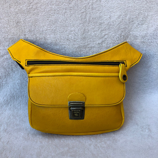 Summer Happy Yellow  · Piel natural BioCuir® · Pieza Exclusiva Núm. 7309