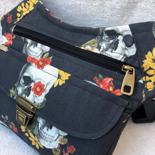 Black Mexican Skulls Unique Piece No. 7324