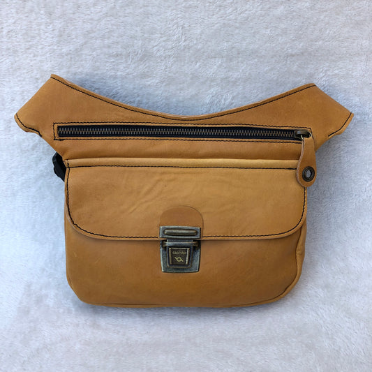 Summer Camel-Old Gold Natural BioCuir® Leather Exclusive Part No. 7452