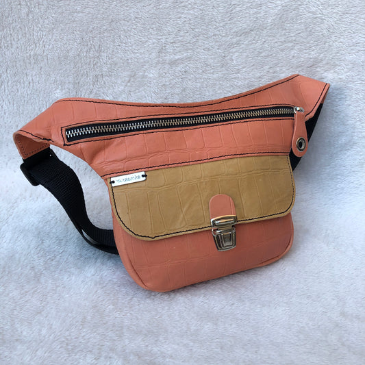 Mini Summer Special Salmon · Piel natural BioCuir® · Pieza Exclusiva Núm. 7411