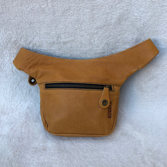 Mini Classic Camel - Old Gold Natural leather BioCuir® Exclusive Piece No. 8461