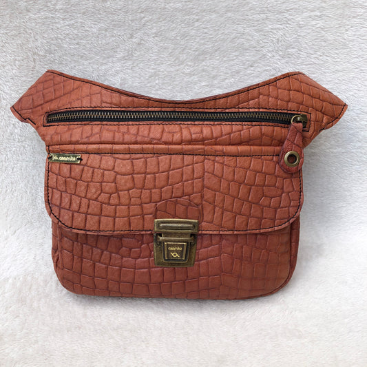 Summer Brown Old Gold BioCuir® Natural Leather Exclusive Piece No. 7551