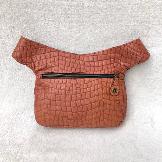 Summer Brown Old Gold BioCuir® Natural Leather Exclusive Piece No. 7551