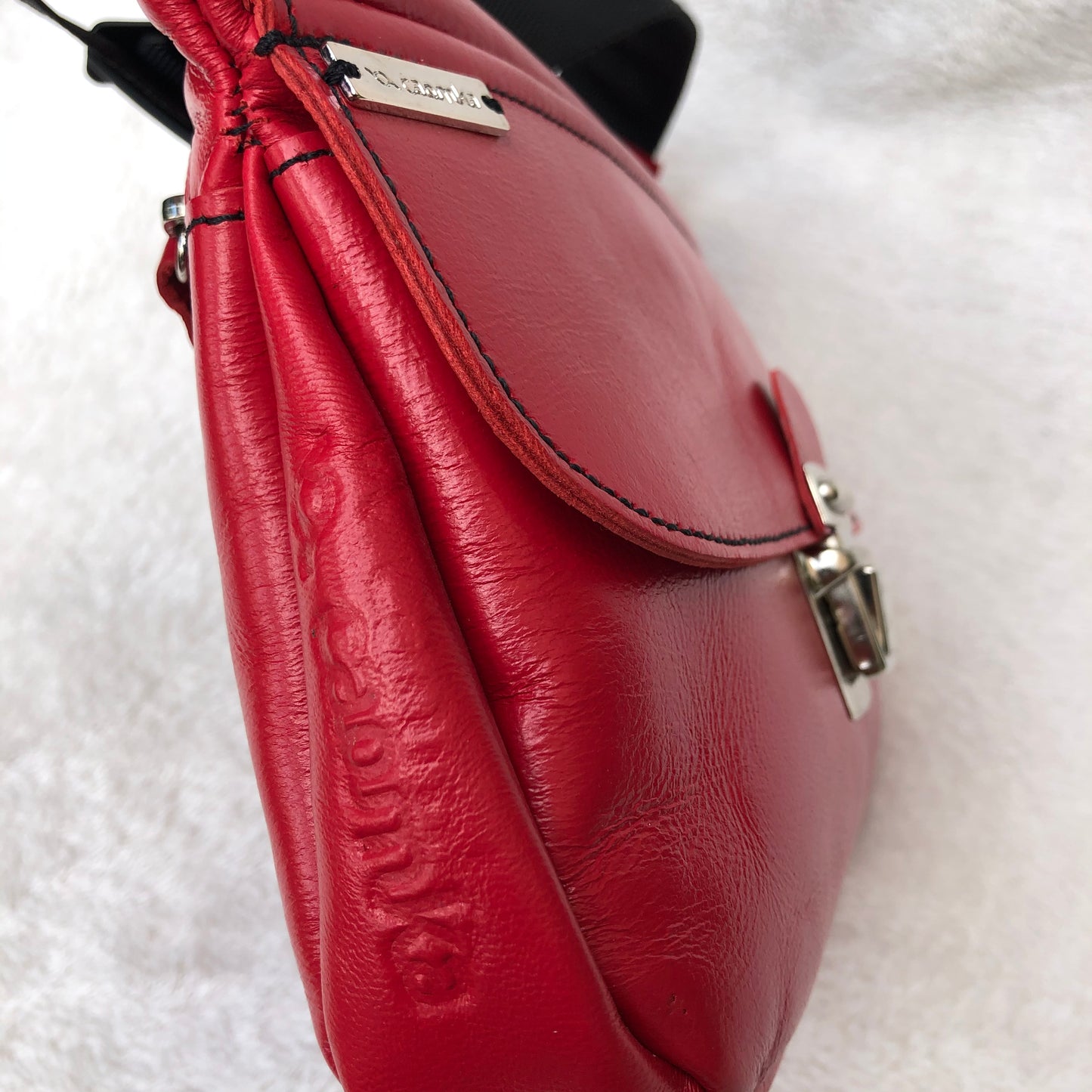 Summer Red-Silver Natural BioCuir® Leather Exclusive Part No. 7458