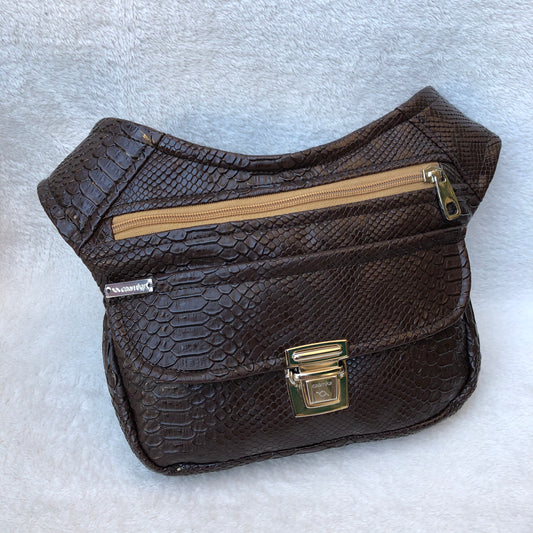 Special Elegant Brown & Silver · Piel Vegana · Pieza Única Núm. 7531