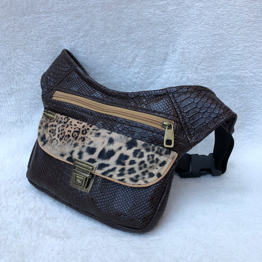 Special Brown Animal Print · Piel Vegana · Pieza Única Núm. 7650