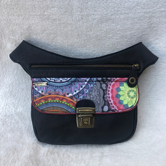 Special Black Summer Mandalas · Piel natural BioCuir® · Pieza Única Núm. 7587