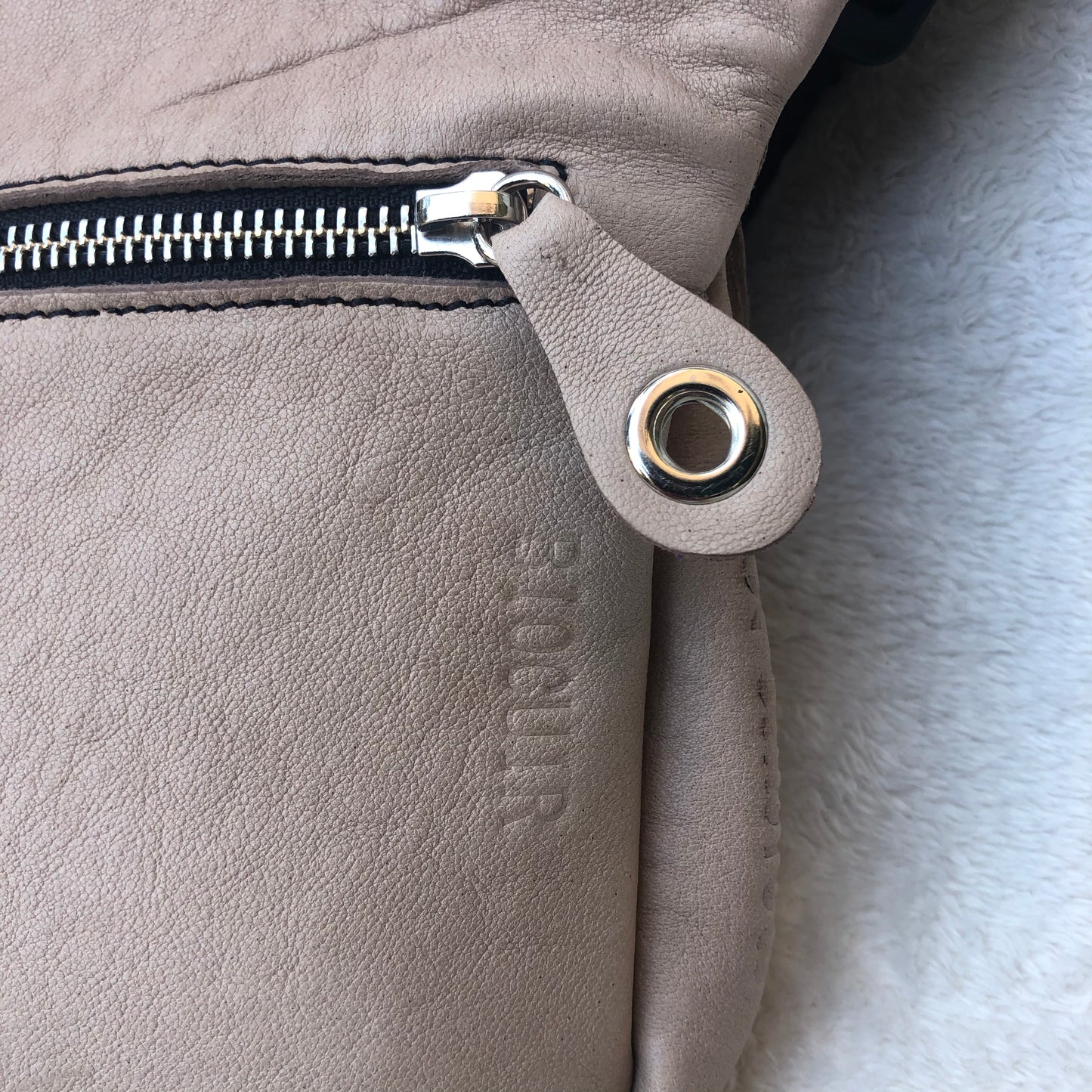 Summer Beige & Silver · Piel natural BioCuir® · Pieza Exclusiva Núm. 7598