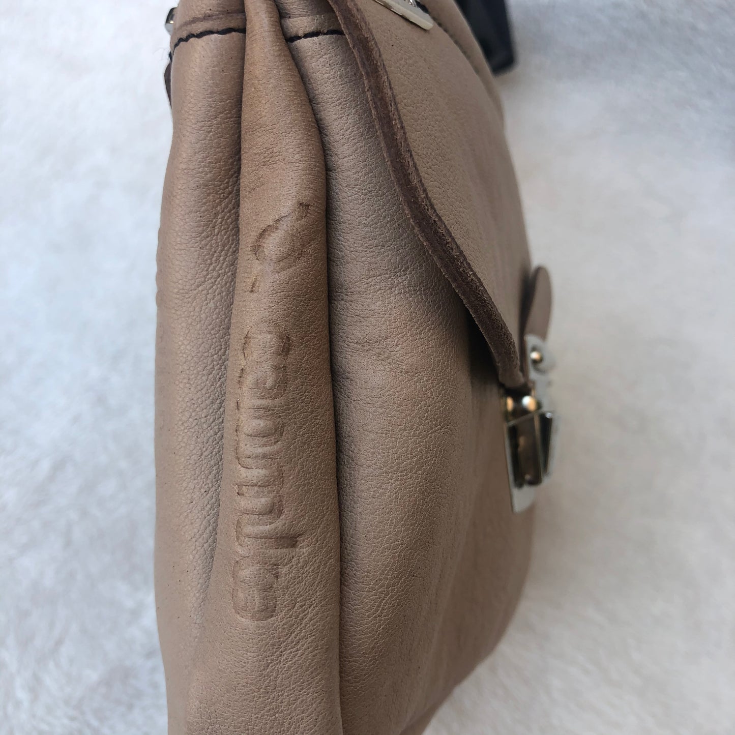 Summer Beige & Silver · Piel natural BioCuir® · Pieza Exclusiva Núm. 7598