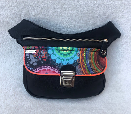 Special Black Summer Mandalas · Piel natural BioCuir® · Pieza Única Núm. 7614