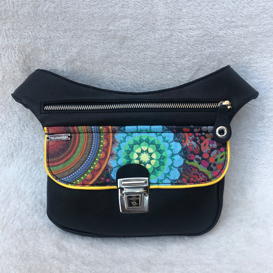 Special Black Summer Mandalas · Piel natural BioCuir® · Pieza Única Núm. 7647