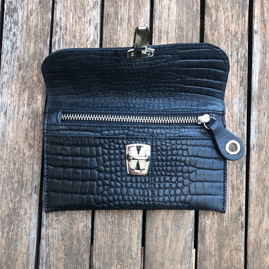 CAOMKA Flat Coin Purse Natural BioCuir® Leather Exclusive Piece No. 7673