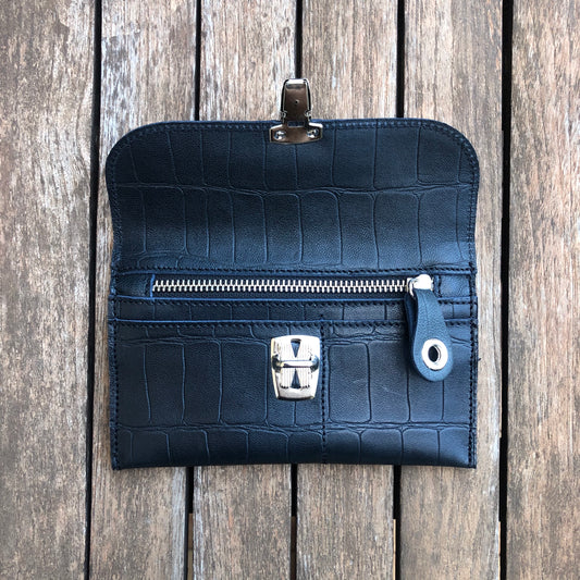 CAOMKA Flat Coin Purse Natural BioCuir® Leather Exclusive Piece No. 7672