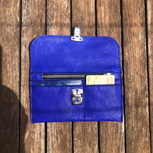CAOMKA Flat Coin Purse Natural BioCuir® Leather Exclusive Piece No. 7679