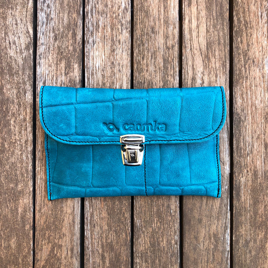 CAOMKA Flat Coin Purse Natural BioCuir® Leather Exclusive Piece No. 7729