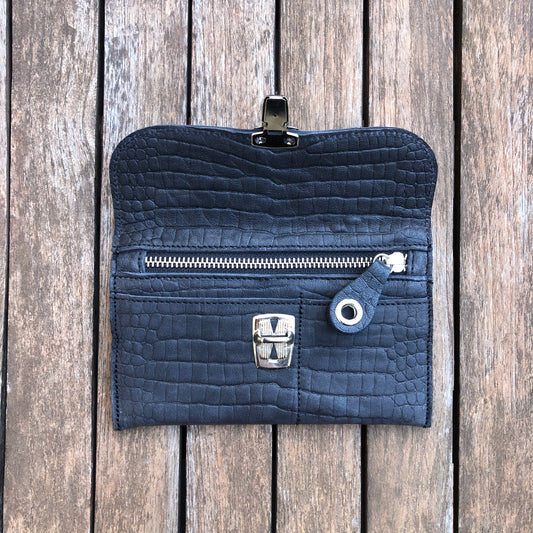 CAOMKA Flat Coin Purse Natural BioCuir® Leather Exclusive Piece No. 7795