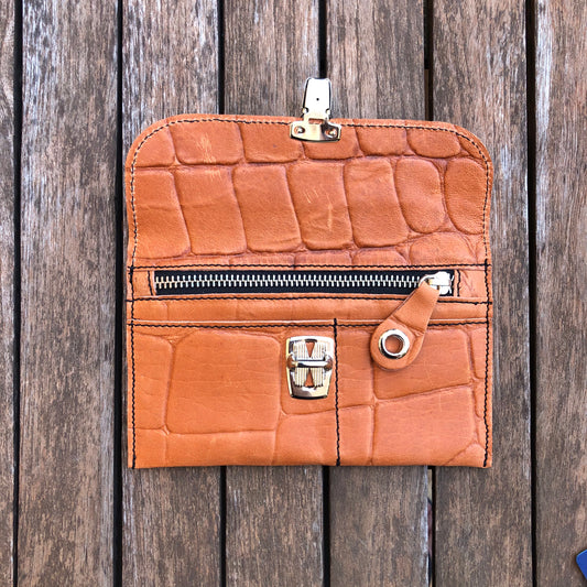 CAOMKA flat BioCuir® natural leather Exclusive Piece No. 7717