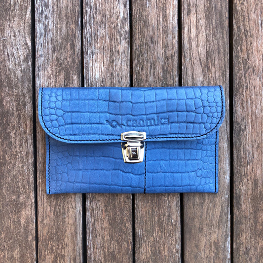 CAOMKA Flat Coin Purse Natural BioCuir® Leather Exclusive Piece No. 7783