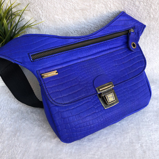 Special Electric Blue & Old Gold · Piel natural BioCuir® · Pieza Única Núm. 7816