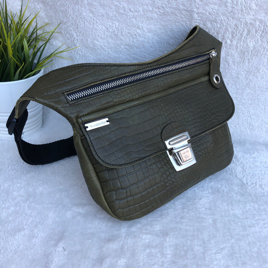 Special Dark Green & Silver · Piel natural BioCuir® · Pieza Exclusiva Núm. 7705