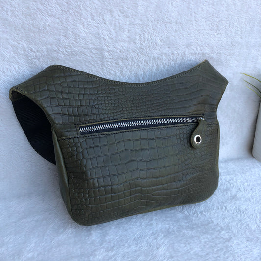 Special Dark Green & Silver · Piel natural BioCuir® · Pieza Exclusiva Núm. 7705