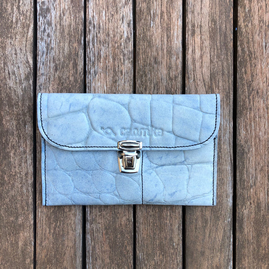 CAOMKA Flat Coin Purse Natural BioCuir® Leather Exclusive Piece No. 7818