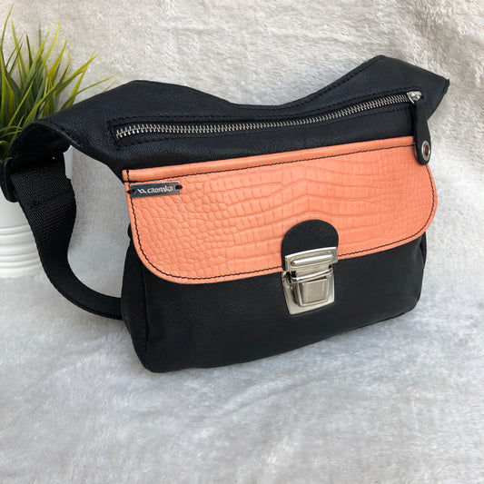 Black Special &amp; Silver BioCuir® natural leather Exclusive Part No. 7766