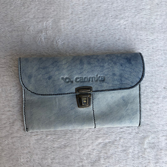 CAOMKA Flat Coin Purse Natural BioCuir® Leather Exclusive Piece No. 7775