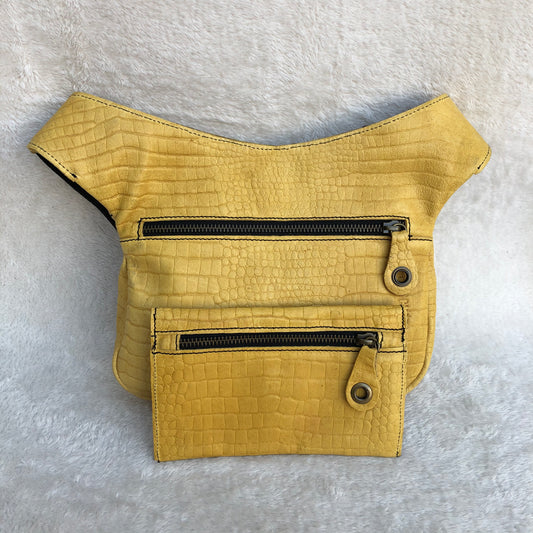 SPECIAL PACK: Summer Yellow &amp; Old Gold BioCuir® natural leather Exclusive Pieces No. 7798 and 7799