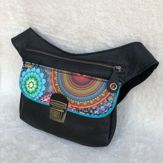 Special Black Summer Mandalas · Piel natural BioCuir® · Pieza Única Núm. 7749