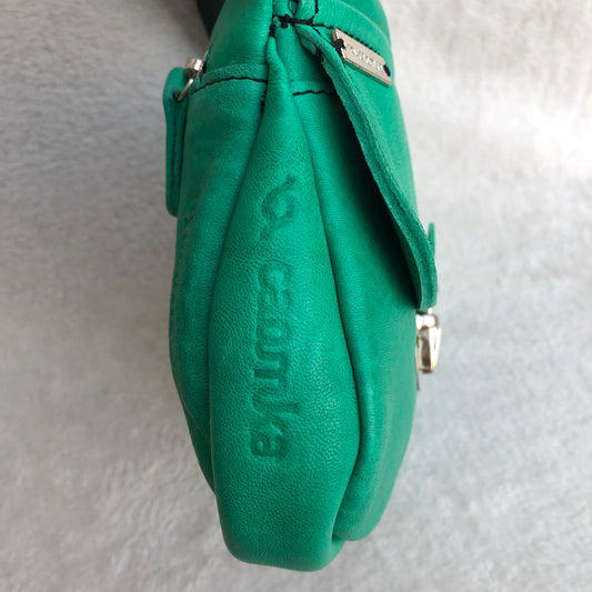 Summer Fantasy Green & Silver · Piel natural BioCuir® · Pieza Exclusiva Núm. 7753