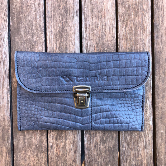CAOMKA Flat Coin Purse Natural BioCuir® Leather Exclusive Piece No. 7999