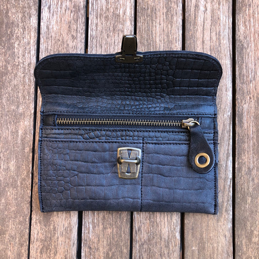 CAOMKA Flat Coin Purse Natural BioCuir® Leather Exclusive Piece No. 7994