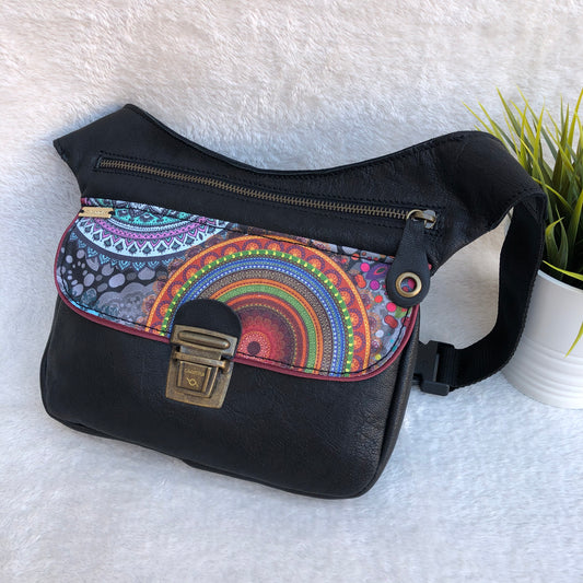 Special Black Summer Mandalas · Piel natural BioCuir® · Pieza Única Núm. 7873