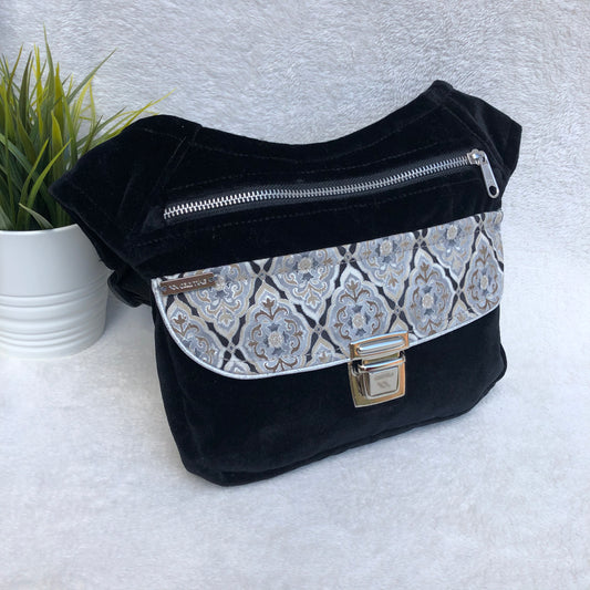 Special Velvet Black &amp; Silver Exclusive Piece No. 7916