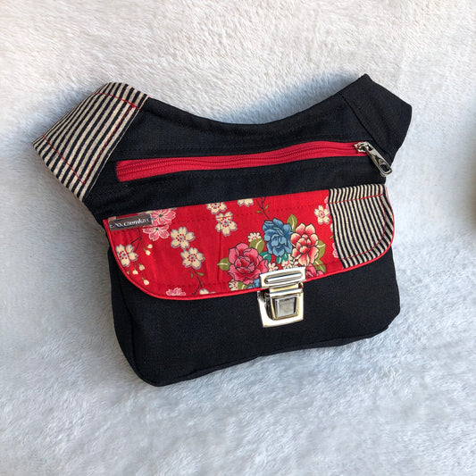 Special Black &amp; Japanese Flowers · Waterproof · Unique Piece No. 7969