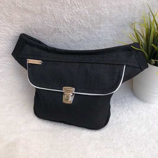 Mini Elegant Black. Anti-stain resinated fabric. Exclusive Piece No. 6898