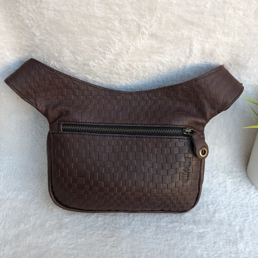 Special Purple &amp; Old Gold BioCuir® natural leather Exclusive Piece No. 8119