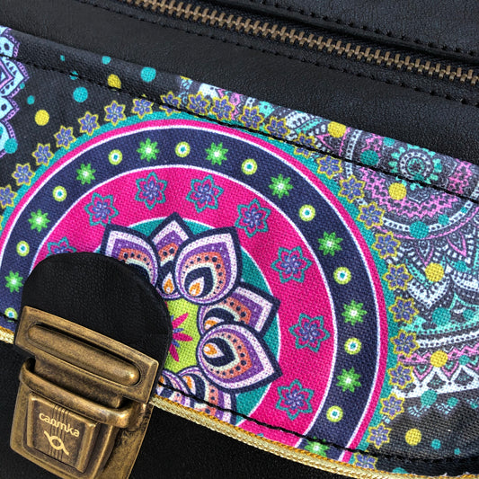 Special Black Summer Mandalas · Piel natural BioCuir® · Pieza Única Núm. 8107