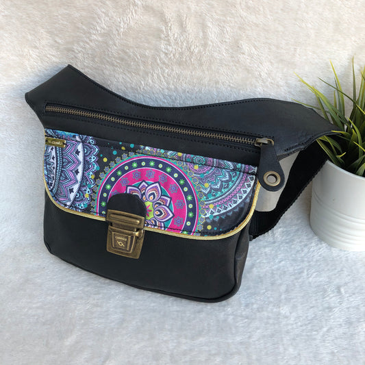 Special Black Summer Mandalas · Piel natural BioCuir® · Pieza Única Núm. 8107
