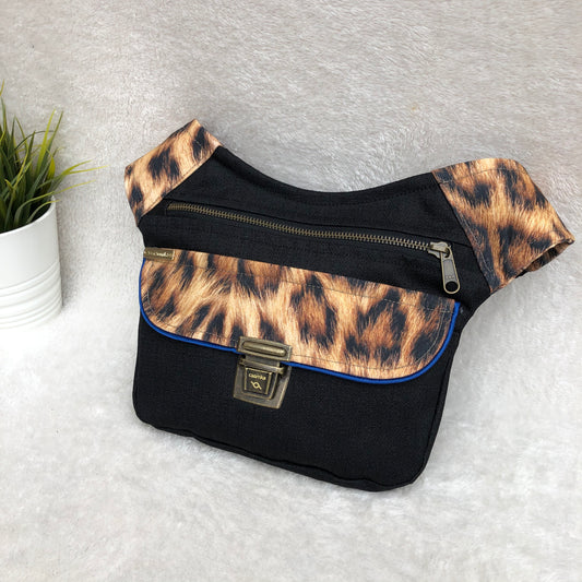 Special Waterproof Black &amp; Animal Print Unique Piece No. 8114