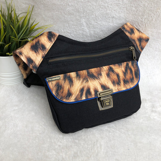 Special Waterproof Black &amp; Animal Print Unique Piece No. 8114