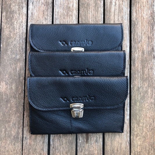 CAOMKA Flat Coin Purse Natural BioCuir® Leather Exclusive Piece No. 8131